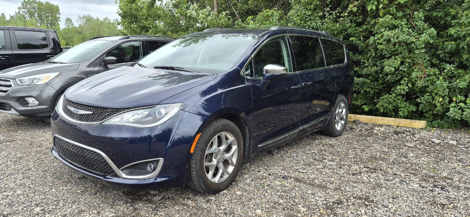 Jazz Blue Pearlcoat 2019 Chrysler Pacifica Minivan Front-Wheel Drive 9-Speed Automatic