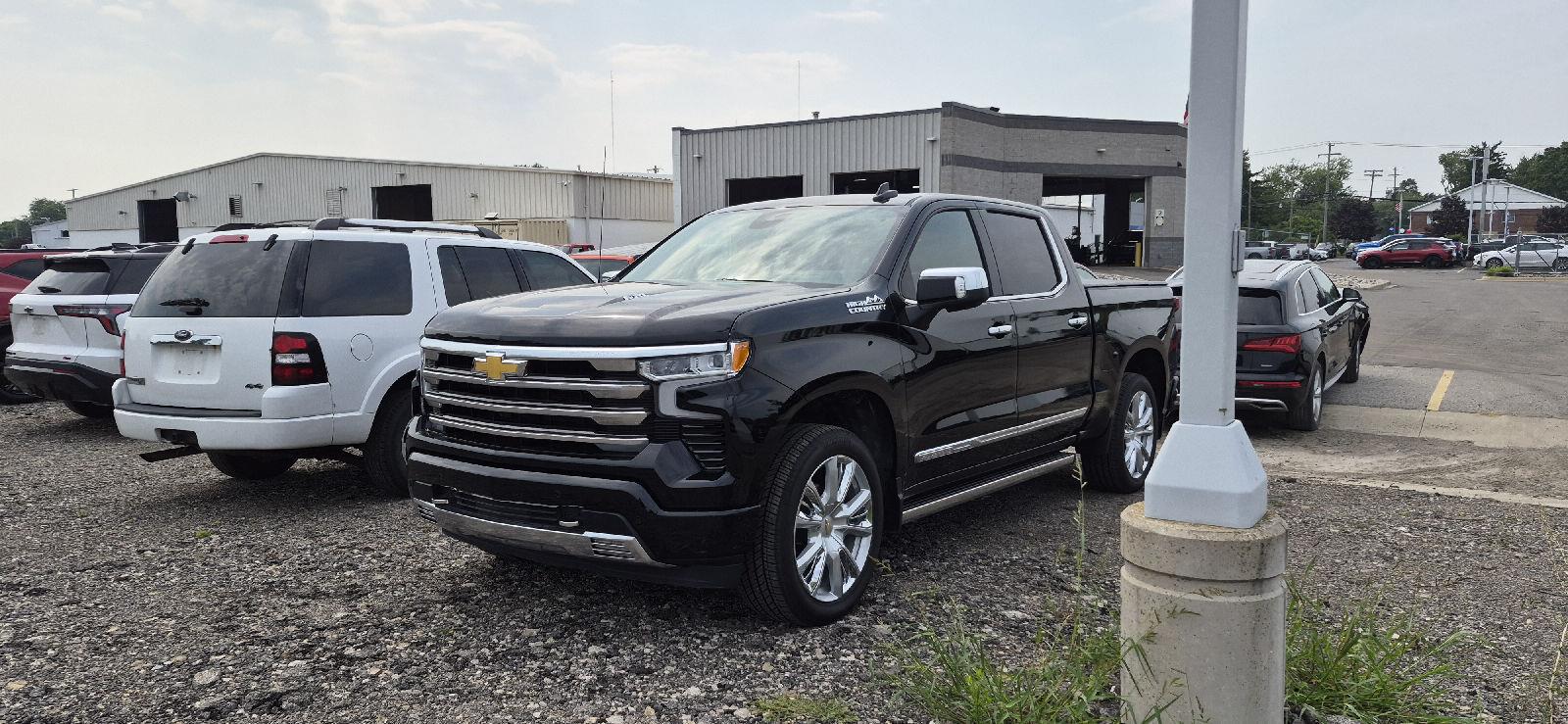Black 2026 Chevrolet Silverado 1500 Pickup Truck Four-Wheel Drive