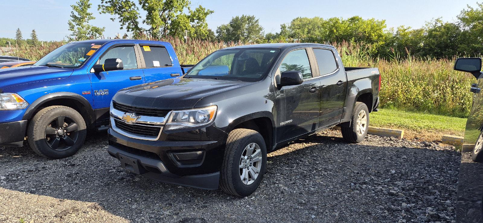 Black 2020 Chevrolet Colorado Pickup Truck Four-Wheel Drive 8-Speed Automatic