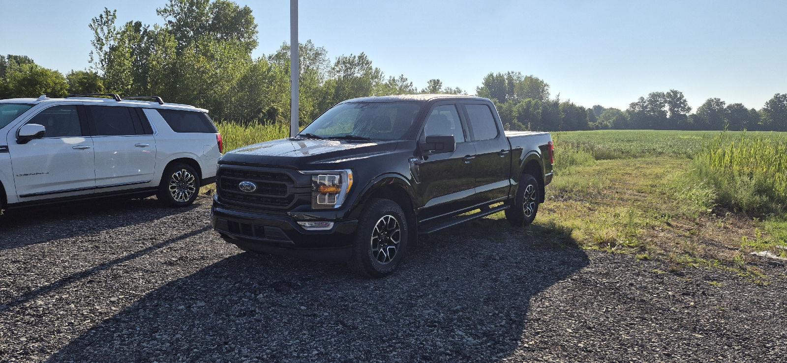Agate Black Metallic 2021 Ford F-150 Pickup Truck Four-Wheel Drive Automatic
