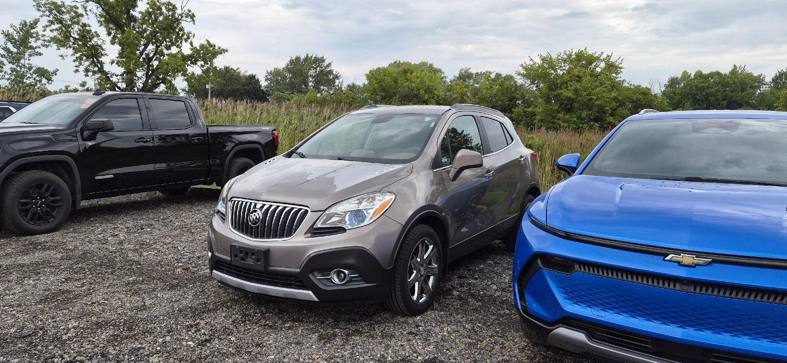 Cocoa Silver Metallic 2013 Buick Encore SUV / Crossover Front-Wheel Drive 6-Speed Automatic Overdrive