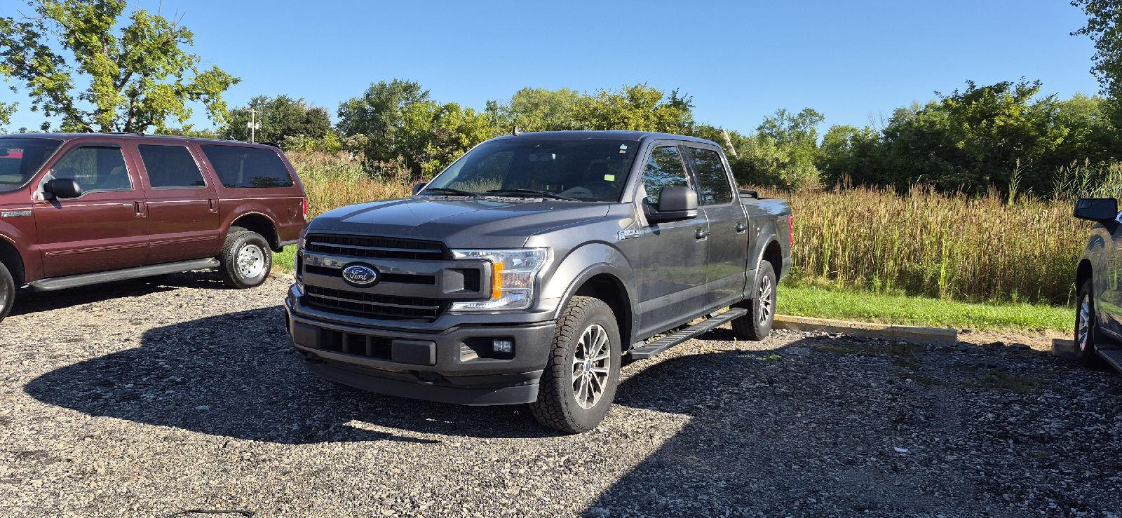 Gray (Magnetic Metallic) 2019 Ford F-150 Pickup Truck Four-Wheel Drive 6-Speed Automatic