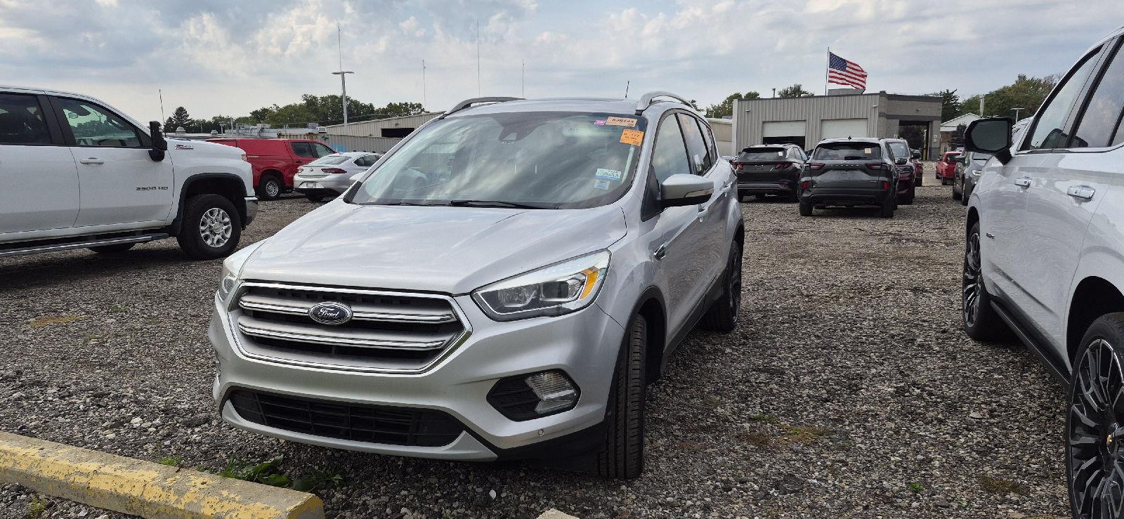 Ingot Silver Metallic 2017 Ford Escape SUV / Crossover All-Wheel Drive 6-Speed Automatic