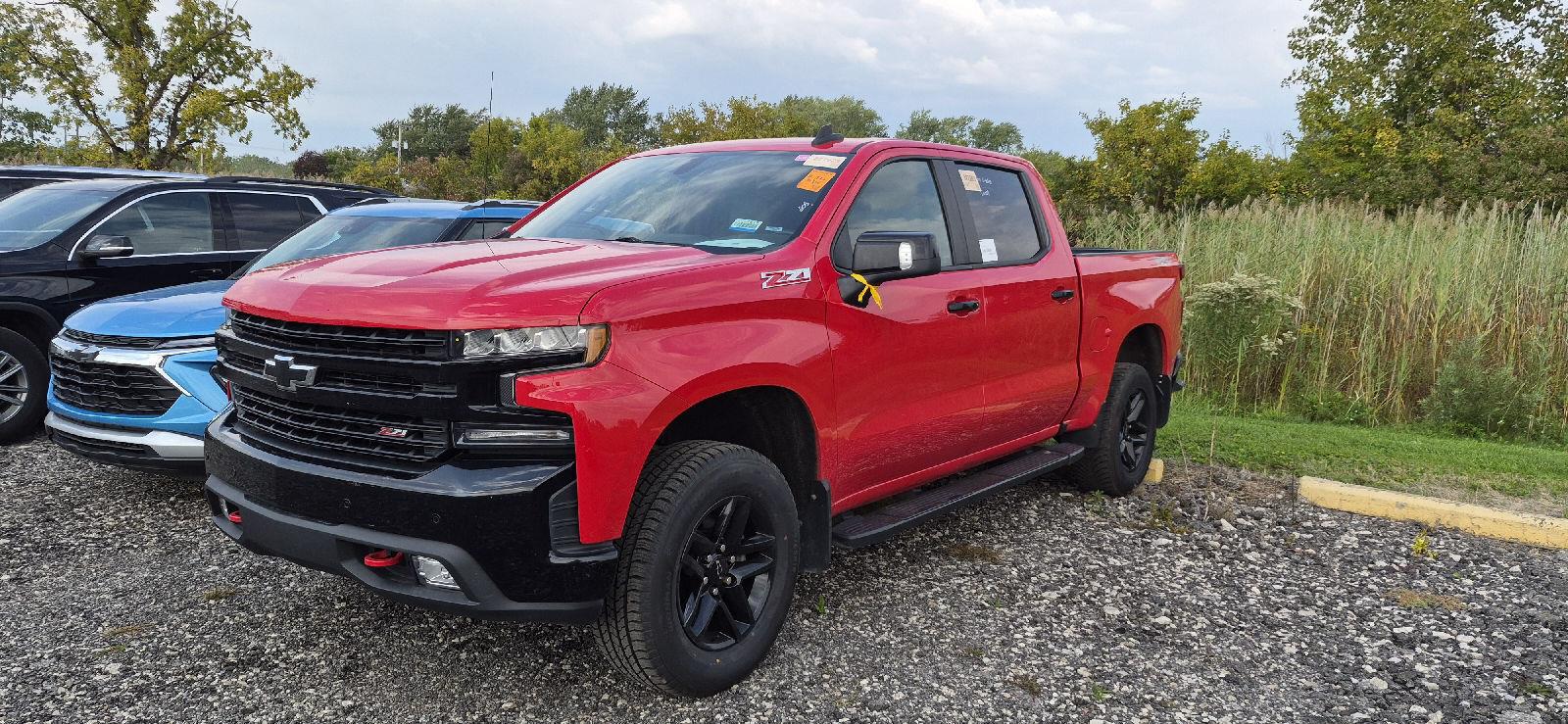 Red Hot 2021 Chevrolet Silverado 1500 Pickup Truck Four-Wheel Drive Automatic