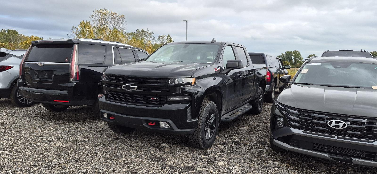 Black 2020 Chevrolet Silverado 1500 Pickup Truck Four-Wheel Drive Automatic