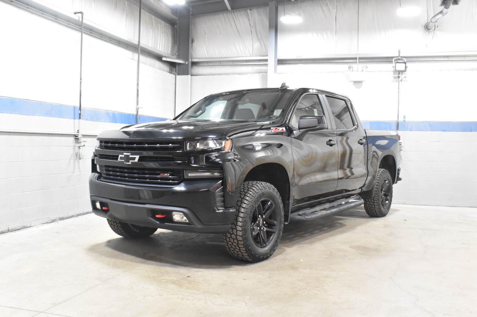 Black 2020 Chevrolet Silverado 1500 Pickup Truck Four-Wheel Drive Automatic