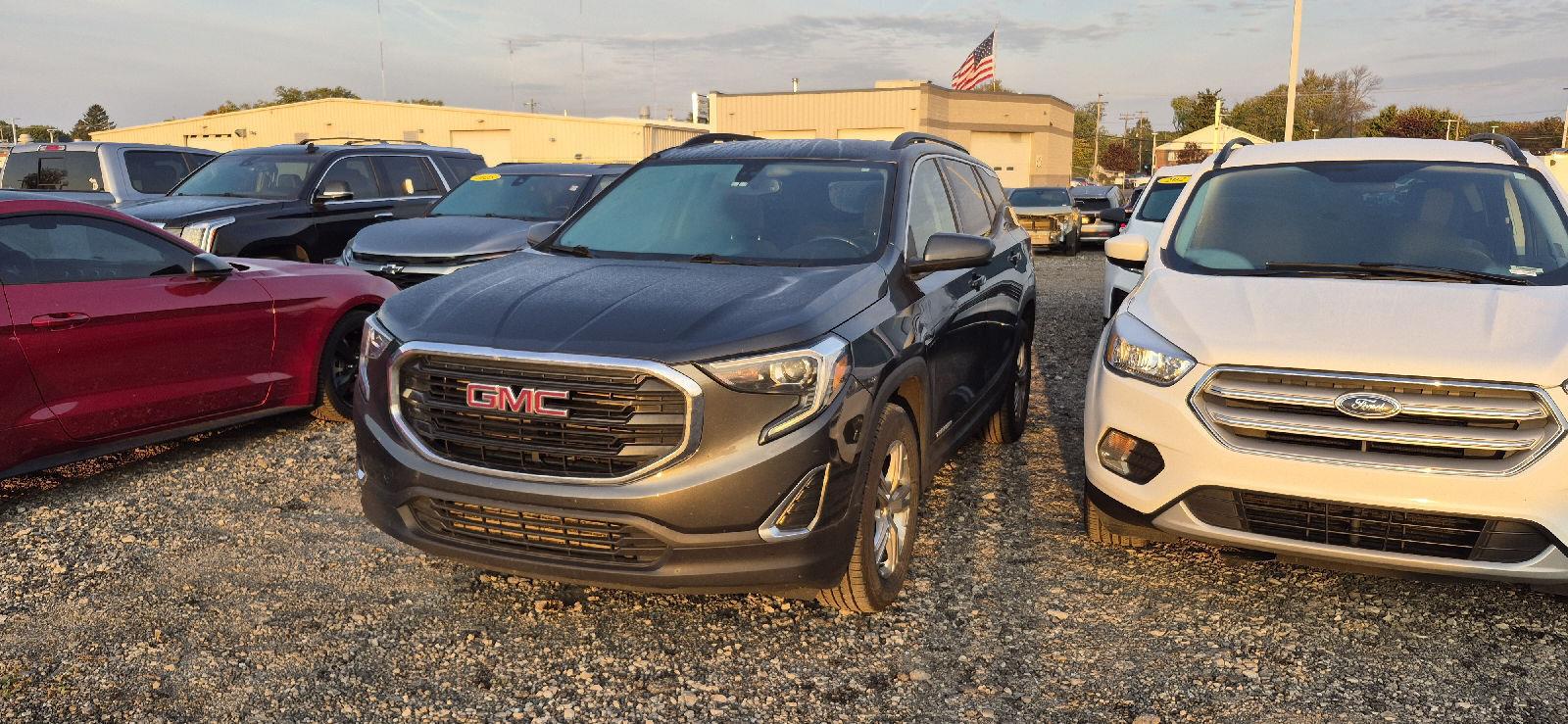 Graphite Gray Metallic 2019 GMC Terrain SUV / Crossover Four-Wheel Drive 9-Speed Automatic Overdrive