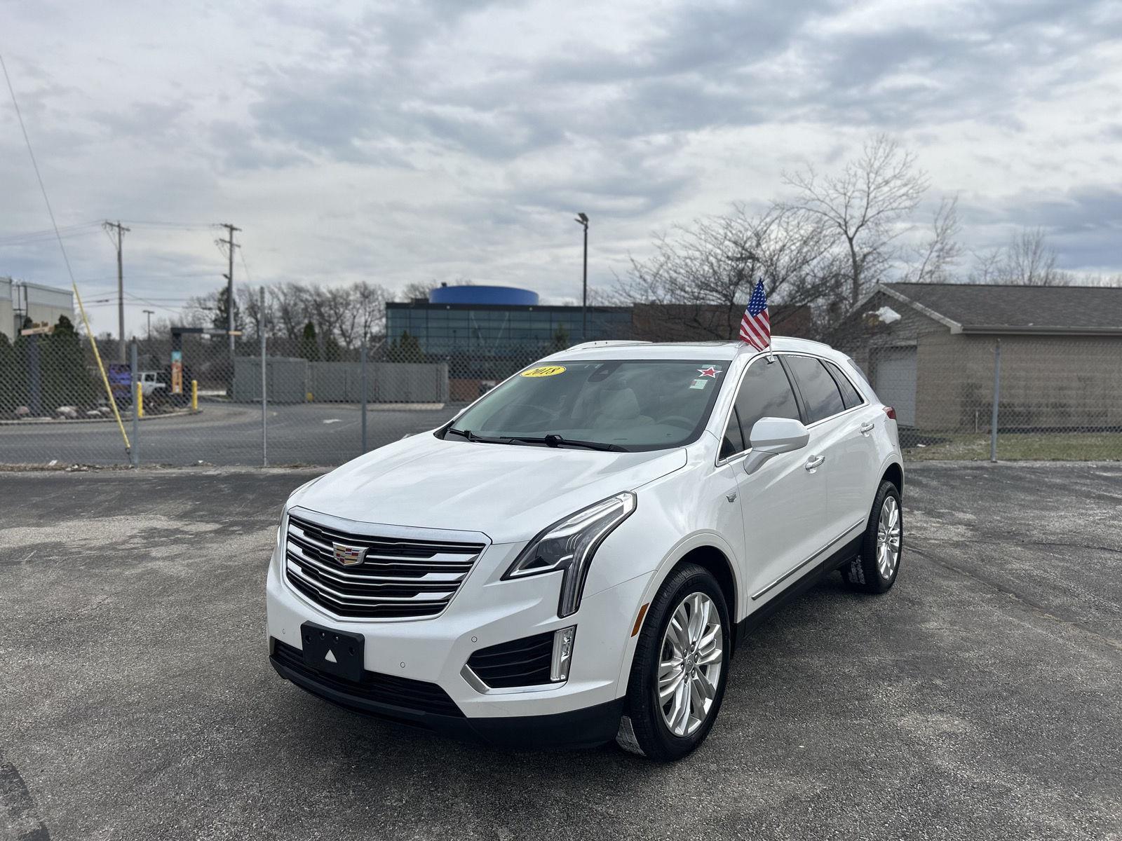 Crystal White Tricoat 2018 Cadillac XT5 Premium Luxury AWD SUV / Crossover Four-Wheel Drive 8-Speed Automatic