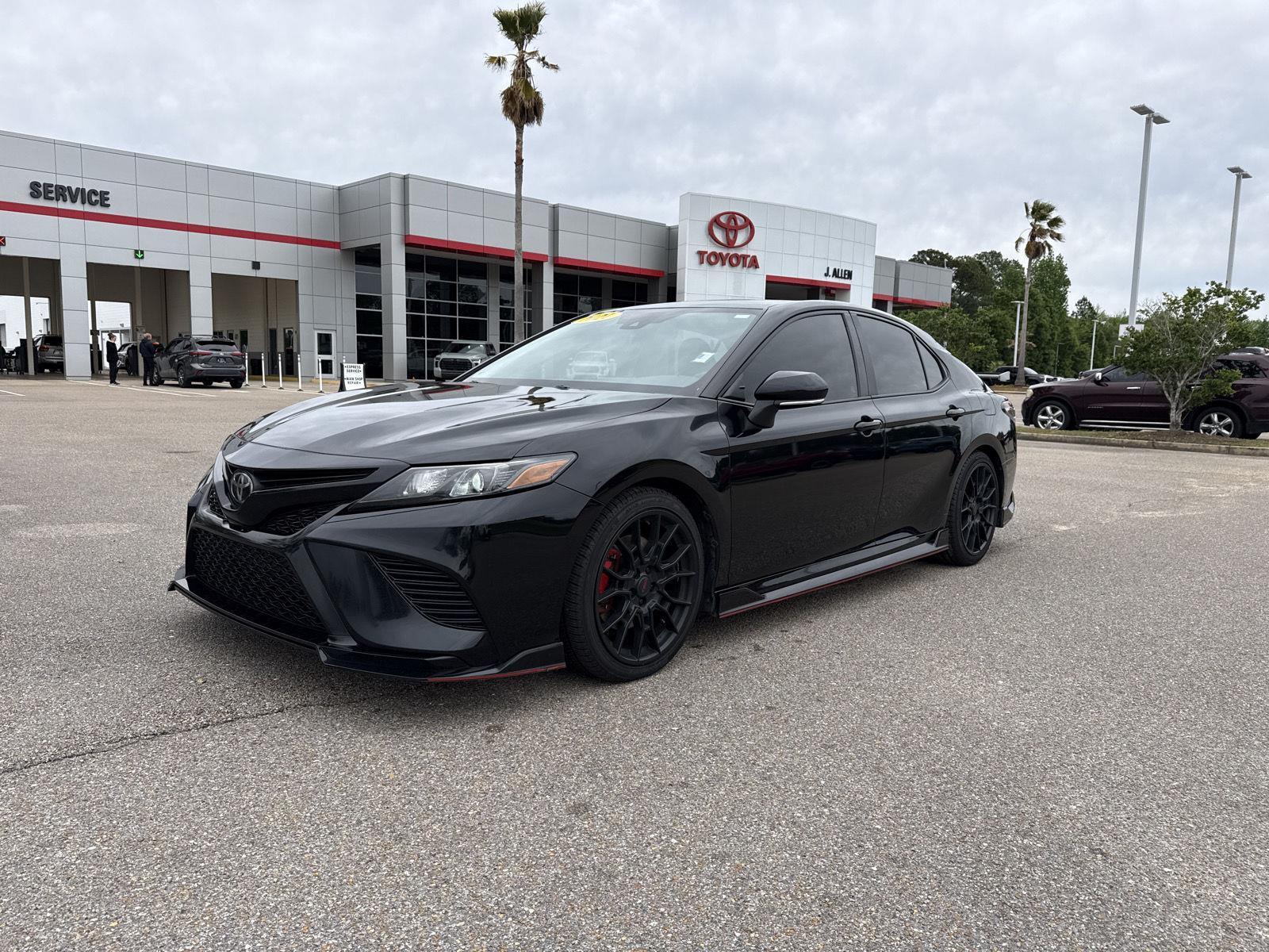 Midnight Black Metallic 2021 Toyota Camry TRD FWD Sedan Front-Wheel Drive 8-Speed Automatic
