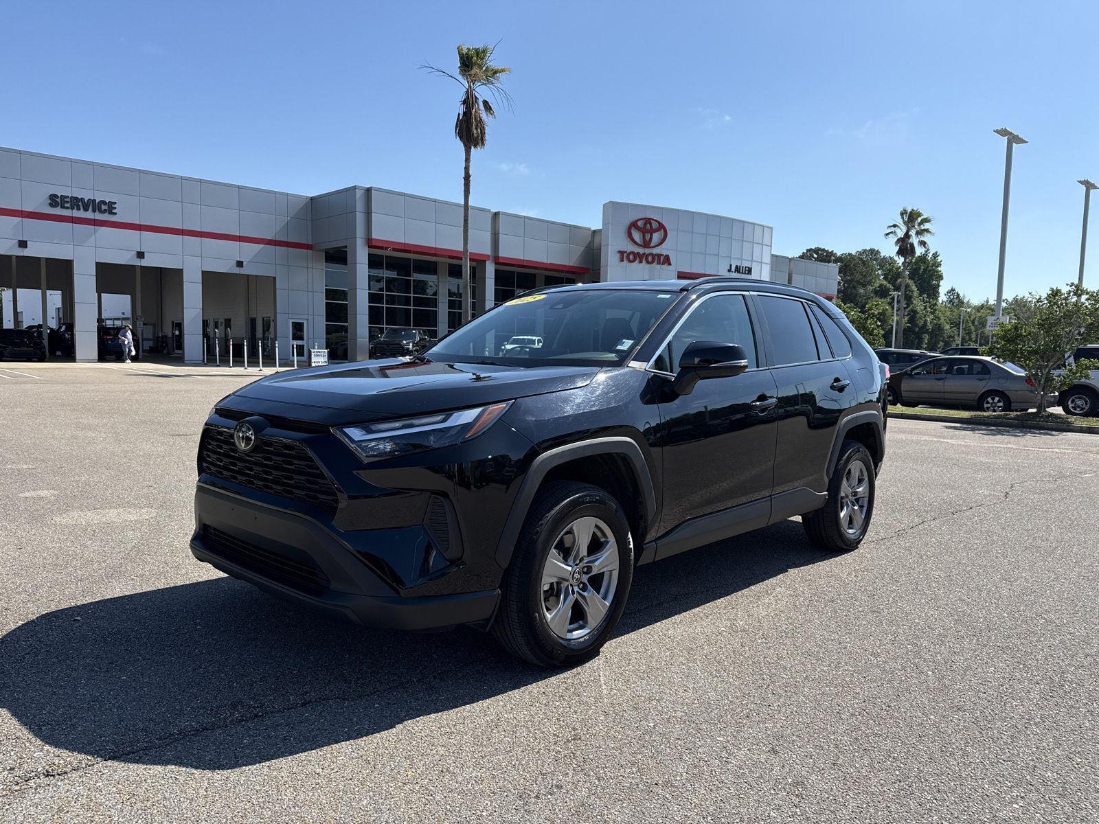 Midnight Black Metallic 2025 Toyota RAV4 XLE AWD SUV / Crossover All-Wheel Drive 8-Speed Automatic
