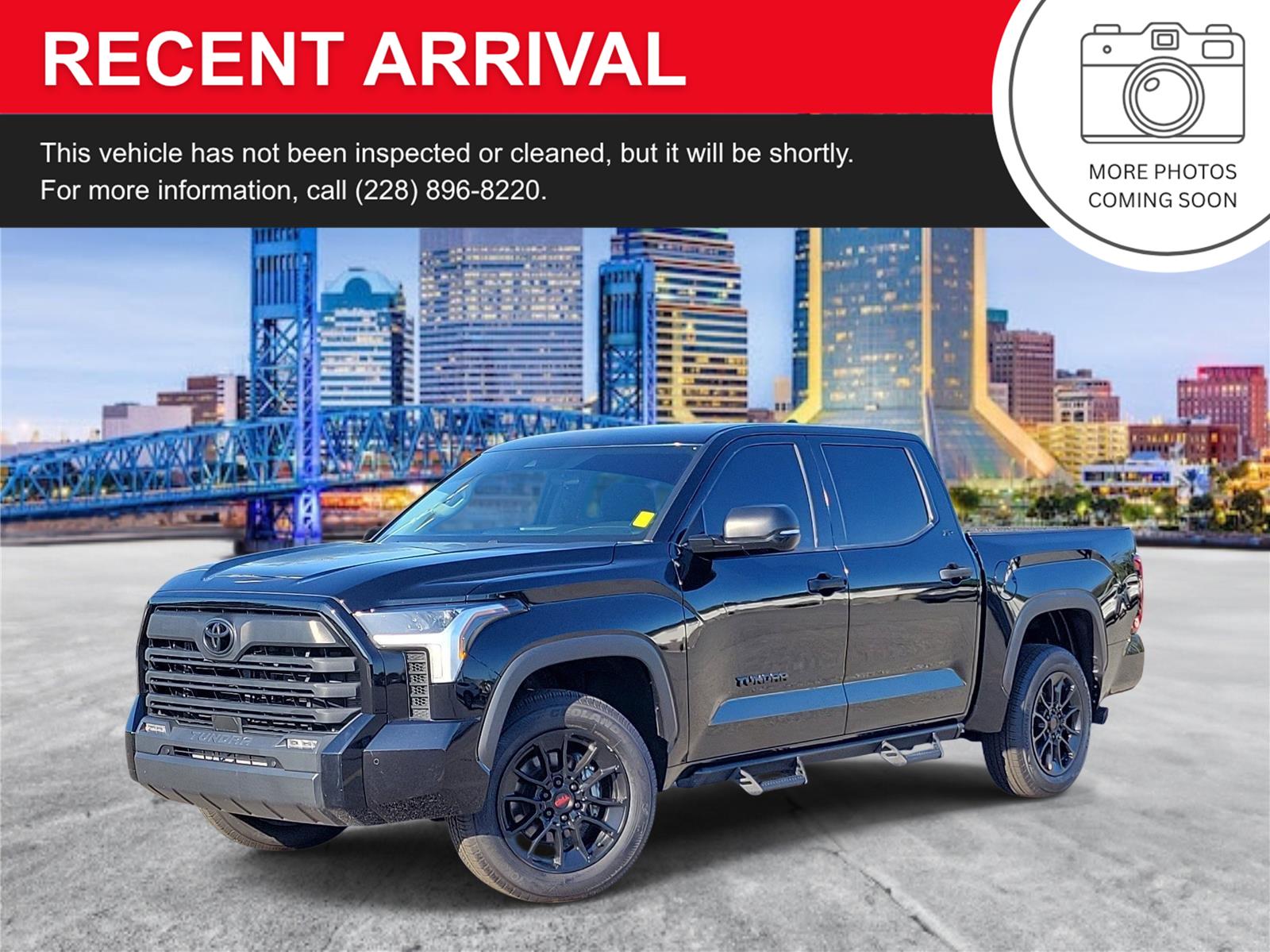 Midnight Black Metallic 2023 Toyota Tundra Pickup Truck Four-Wheel Drive Automatic