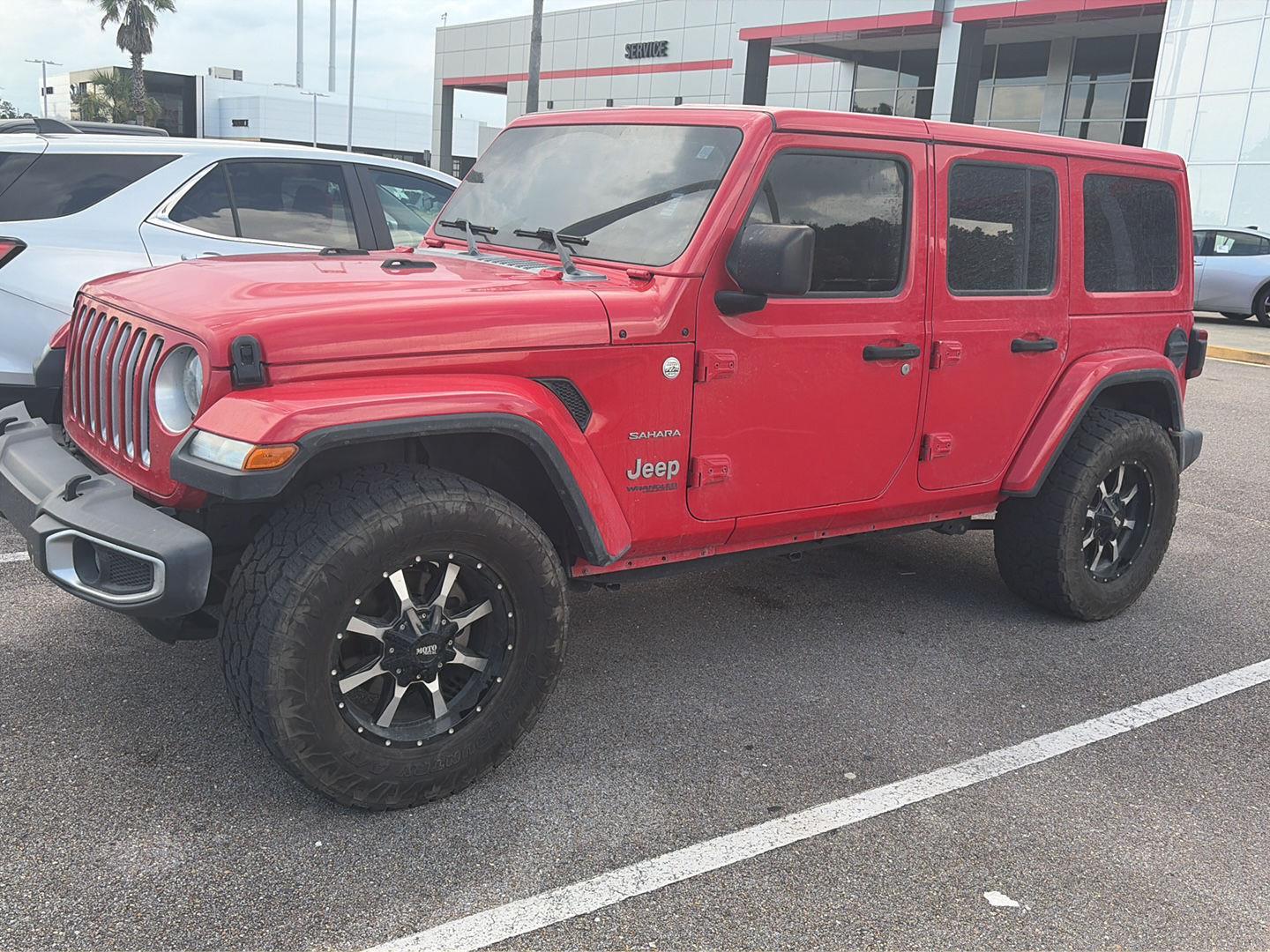 Firecracker Red Clearcoat 2018 Jeep Wrangler SUV / Crossover Four-Wheel Drive 8-Speed Automatic