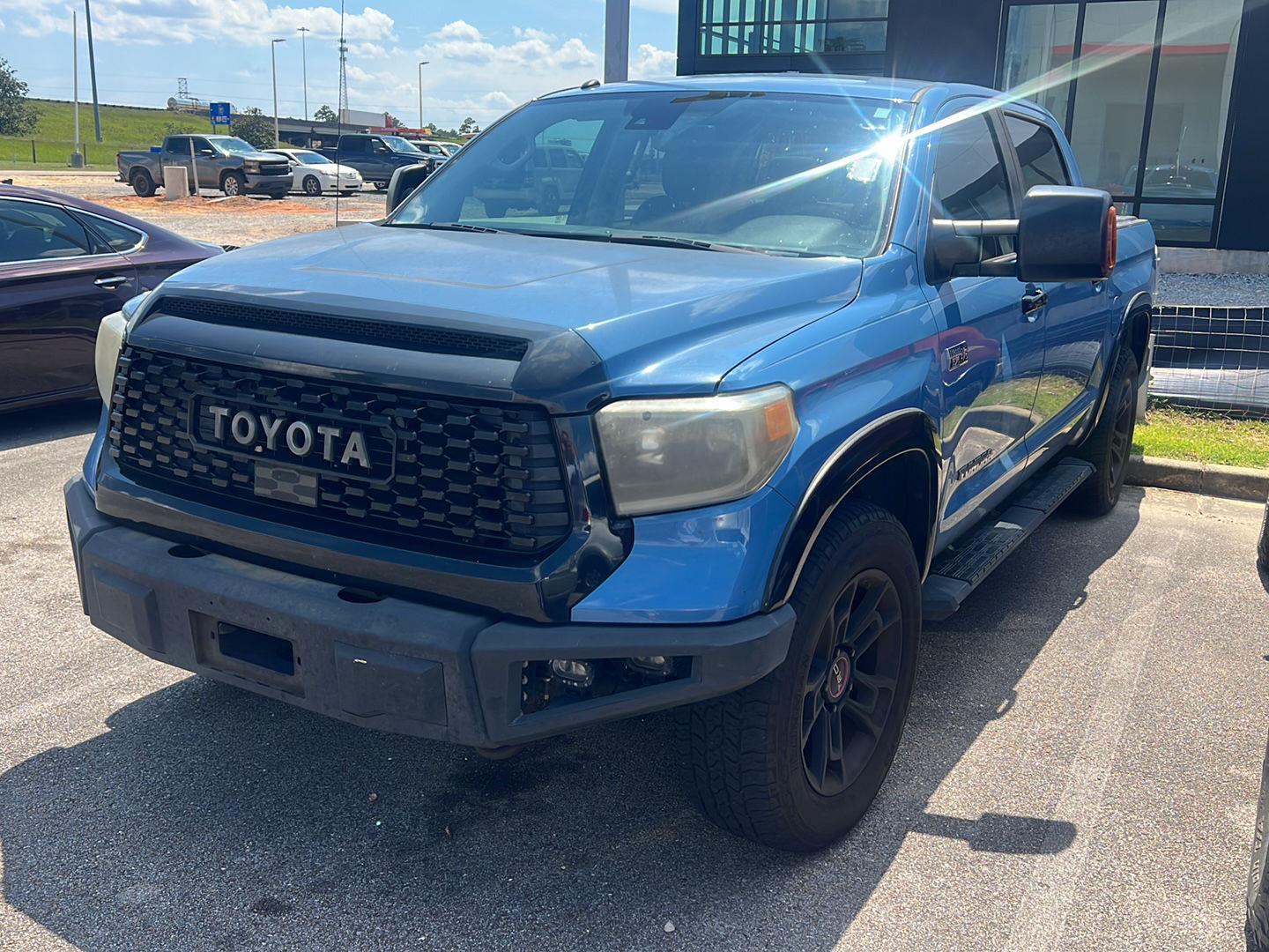 Cavalry Blue 2019 Toyota Tundra Pickup Truck Four-Wheel Drive 6-Speed Automatic