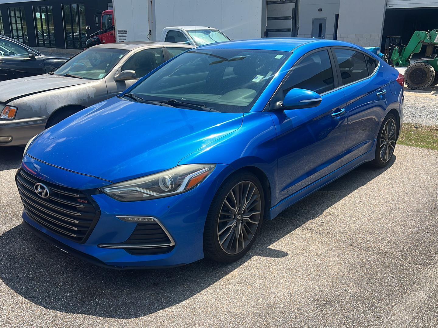 Electric Blue Metallic 2017 Hyundai Elantra Sedan Front-Wheel Drive Automatic