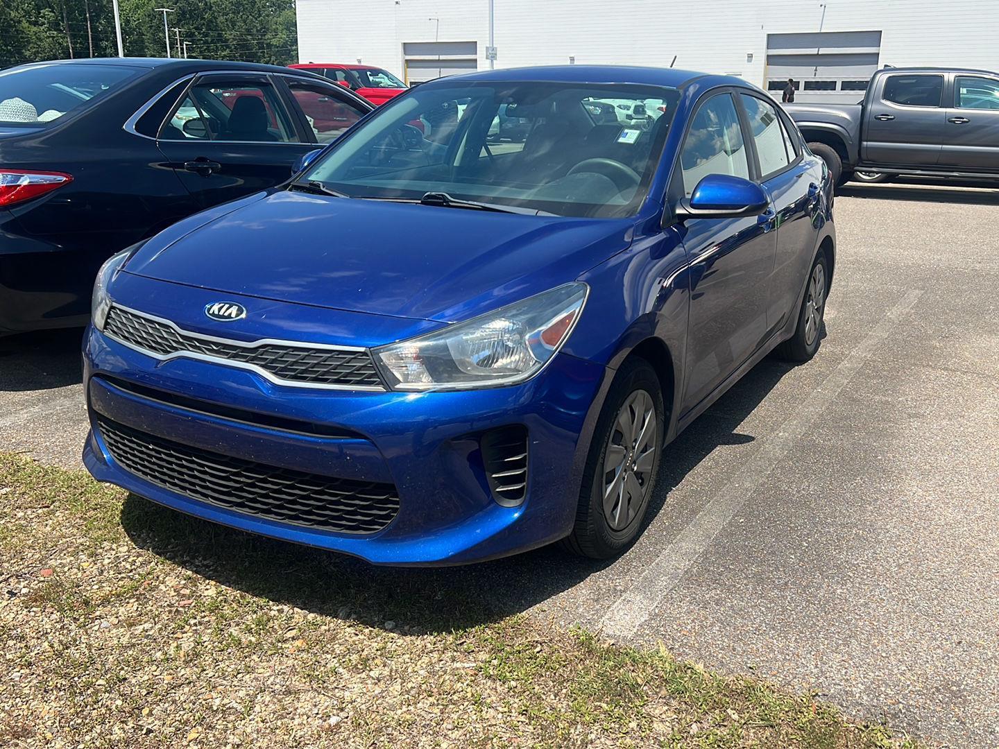 Deep Sea Blue 2019 Kia Rio Sedan Front-Wheel Drive 6-Speed Automatic