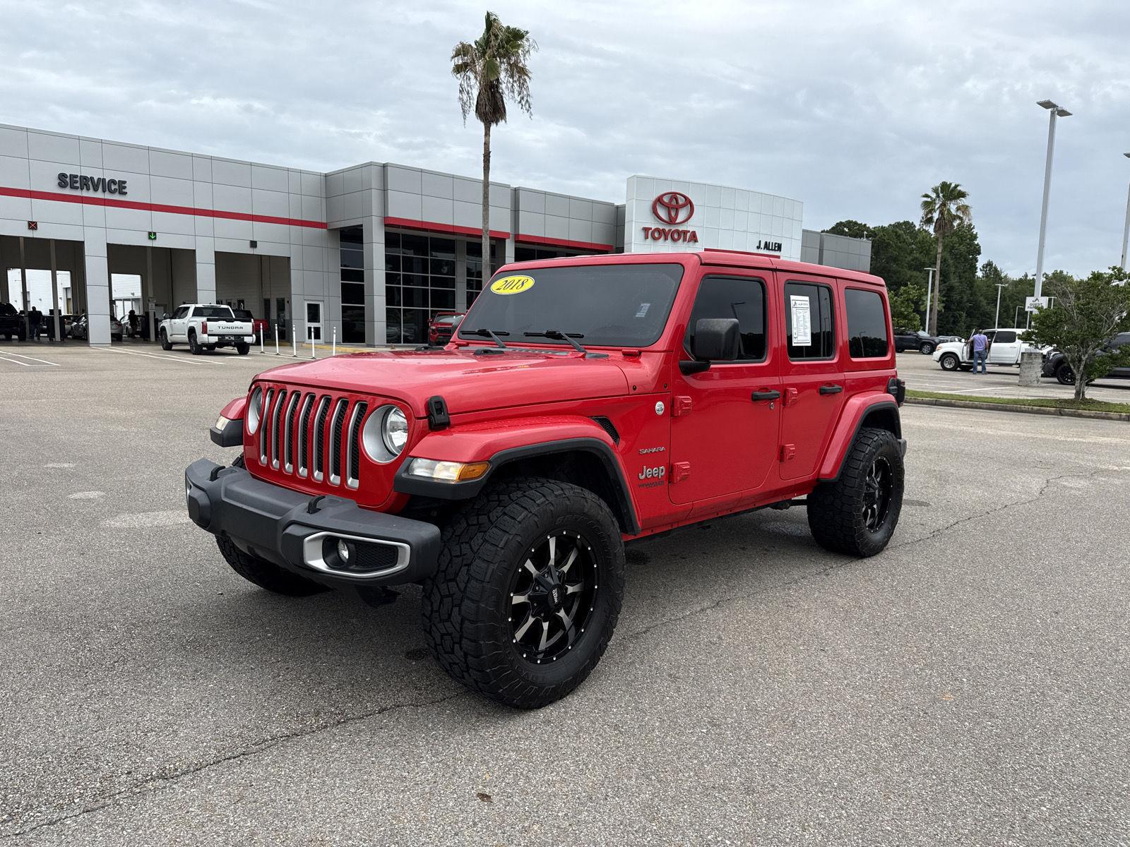 Firecracker Red Clearcoat 2018 Jeep Wrangler SUV / Crossover Four-Wheel Drive 8-Speed Automatic