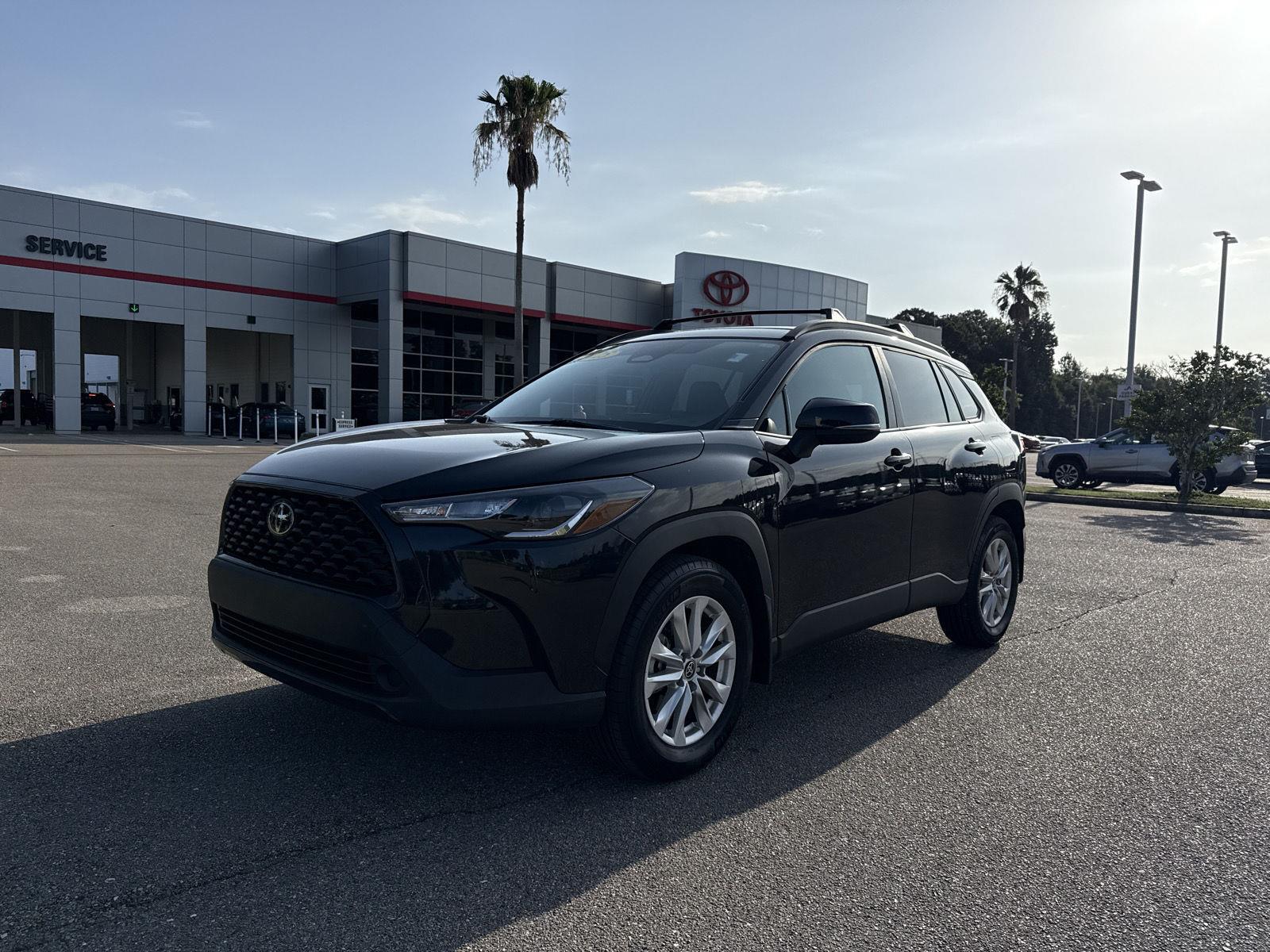 Jet Black 2025 Toyota Corolla Cross SUV / Crossover Front-Wheel Drive Continuously Variable Transmission