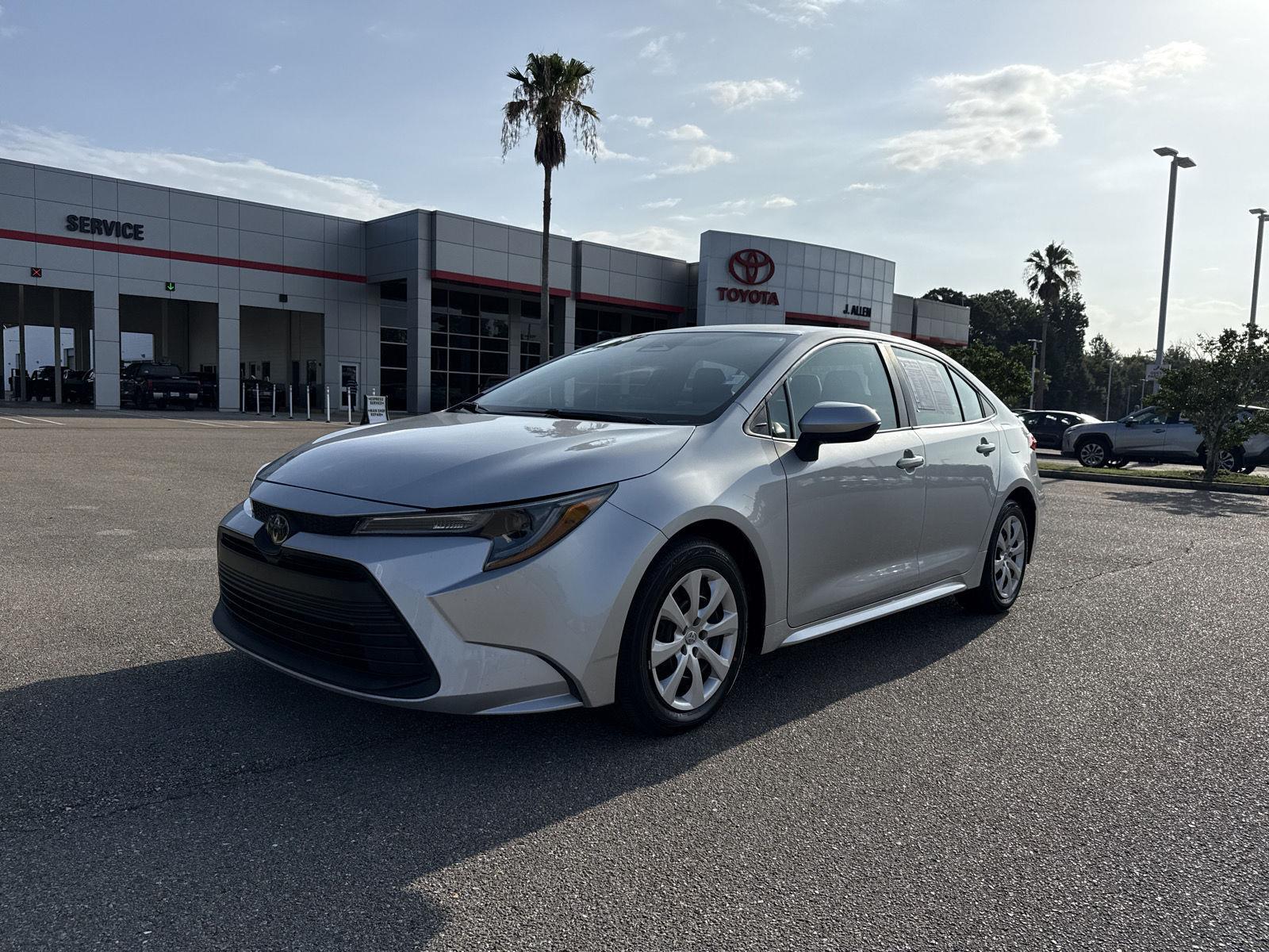 Classic Silver Metallic 2024 Toyota Corolla Sedan Front-Wheel Drive Continuously Variable Transmission