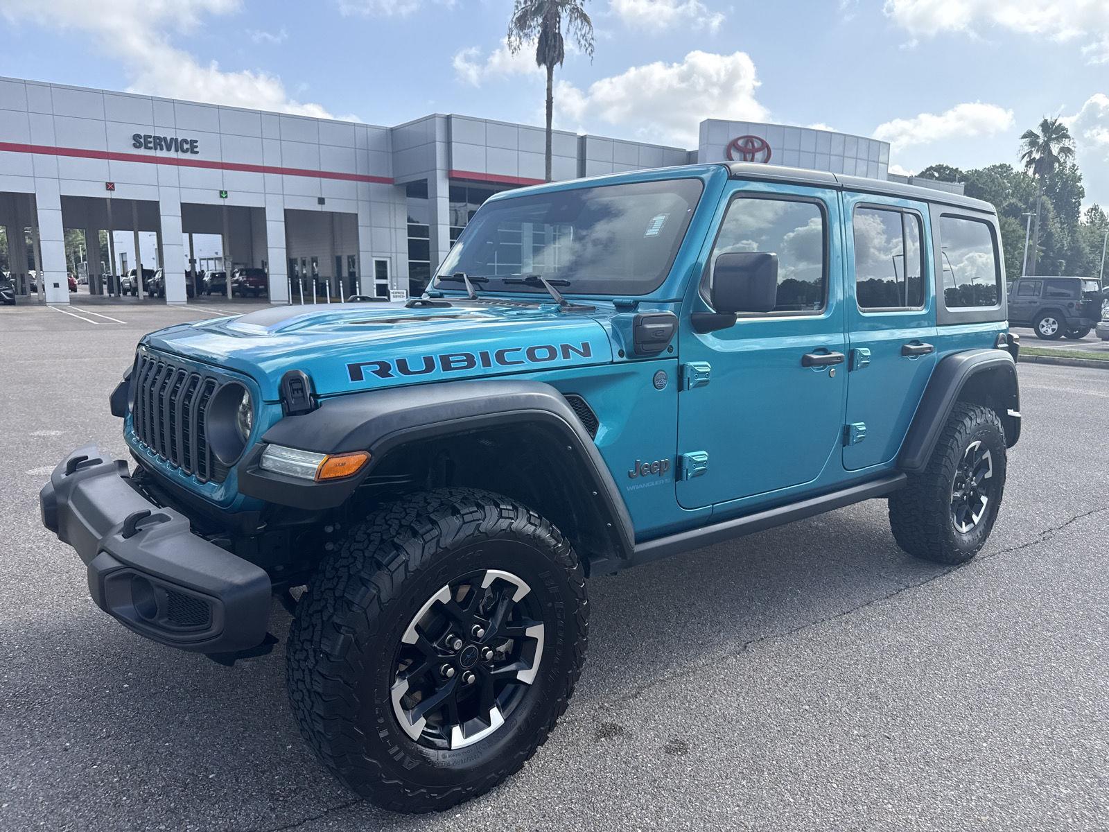 Hydro Blue Pearlcoat 2024 Jeep Wrangler 4xe SUV / Crossover Four-Wheel Drive 8-Speed Automatic