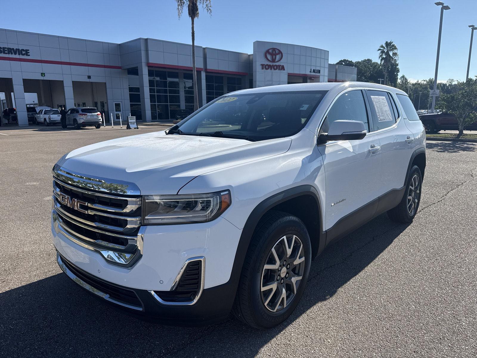 Summit White 2022 GMC Acadia SUV / Crossover Front-Wheel Drive 9-Speed Automatic
