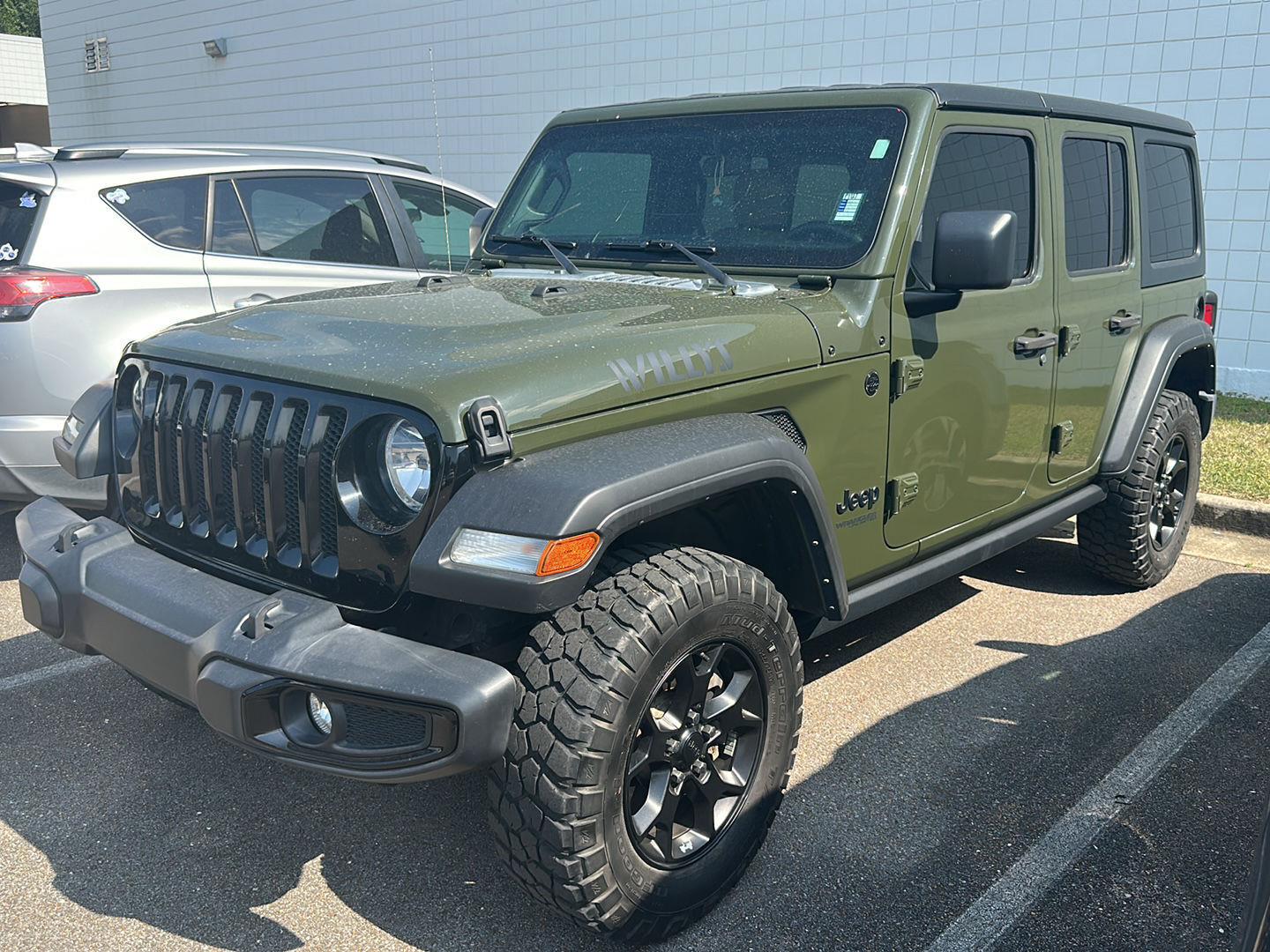 Sarge Green Clearcoat 2022 Jeep Wrangler SUV / Crossover Four-Wheel Drive 6-Speed Manual