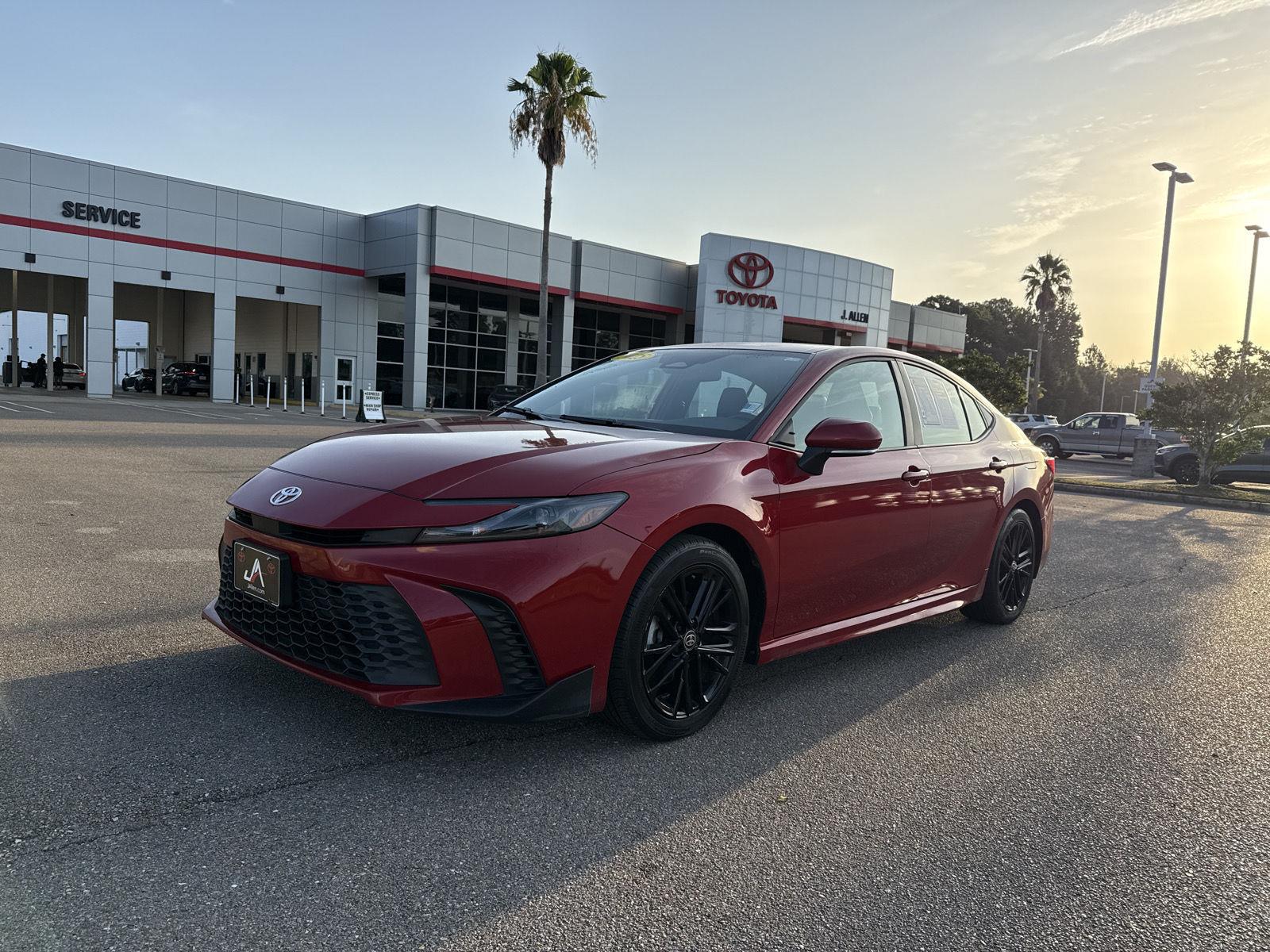 Supersonic Red 2025 Toyota Camry Sedan Front-Wheel Drive Continuously Variable Transmission