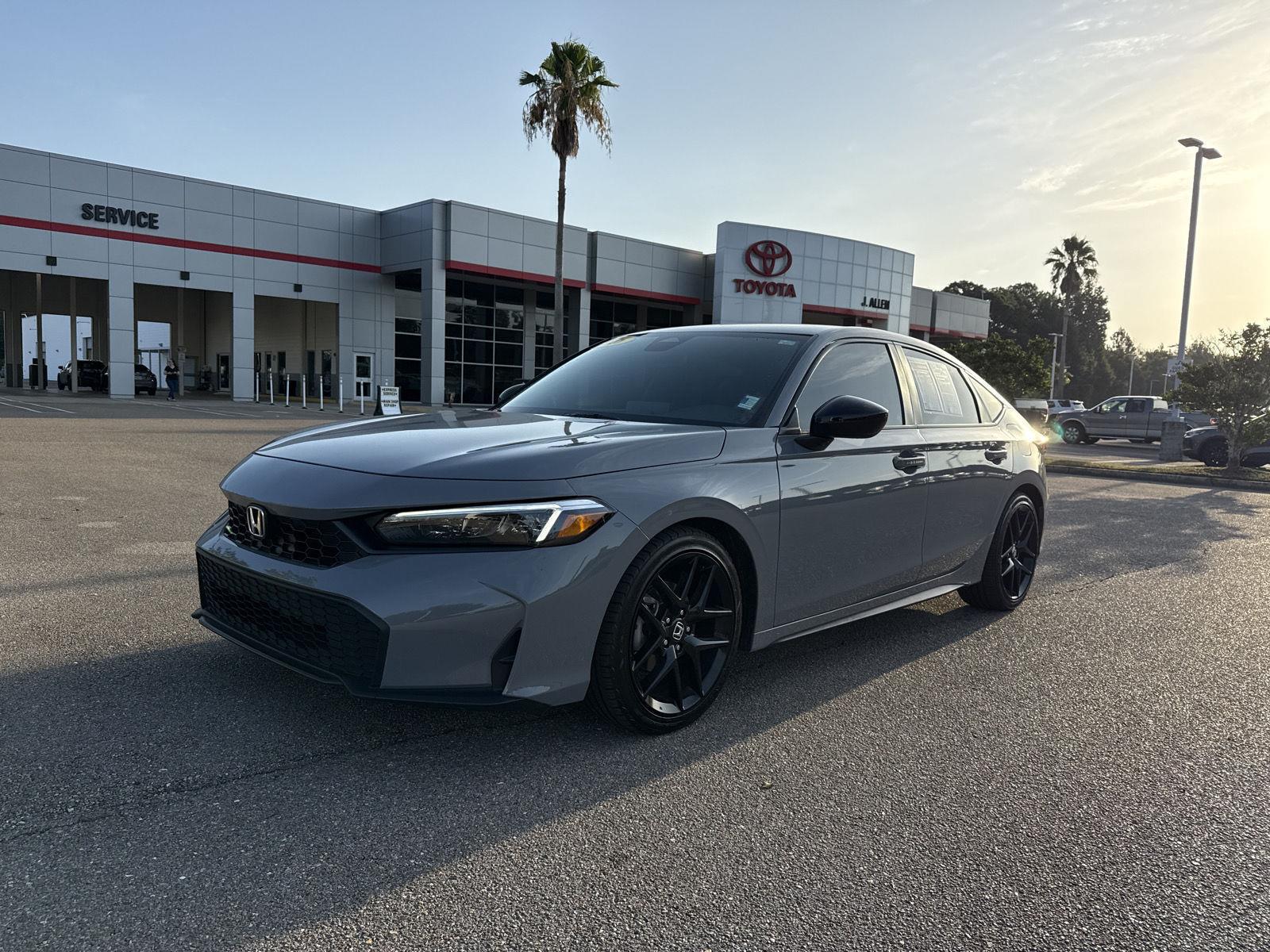 Urban Gray Pearl 2025 Honda Civic Hatchback Hatchback Front-Wheel Drive Continuously Variable Transmission