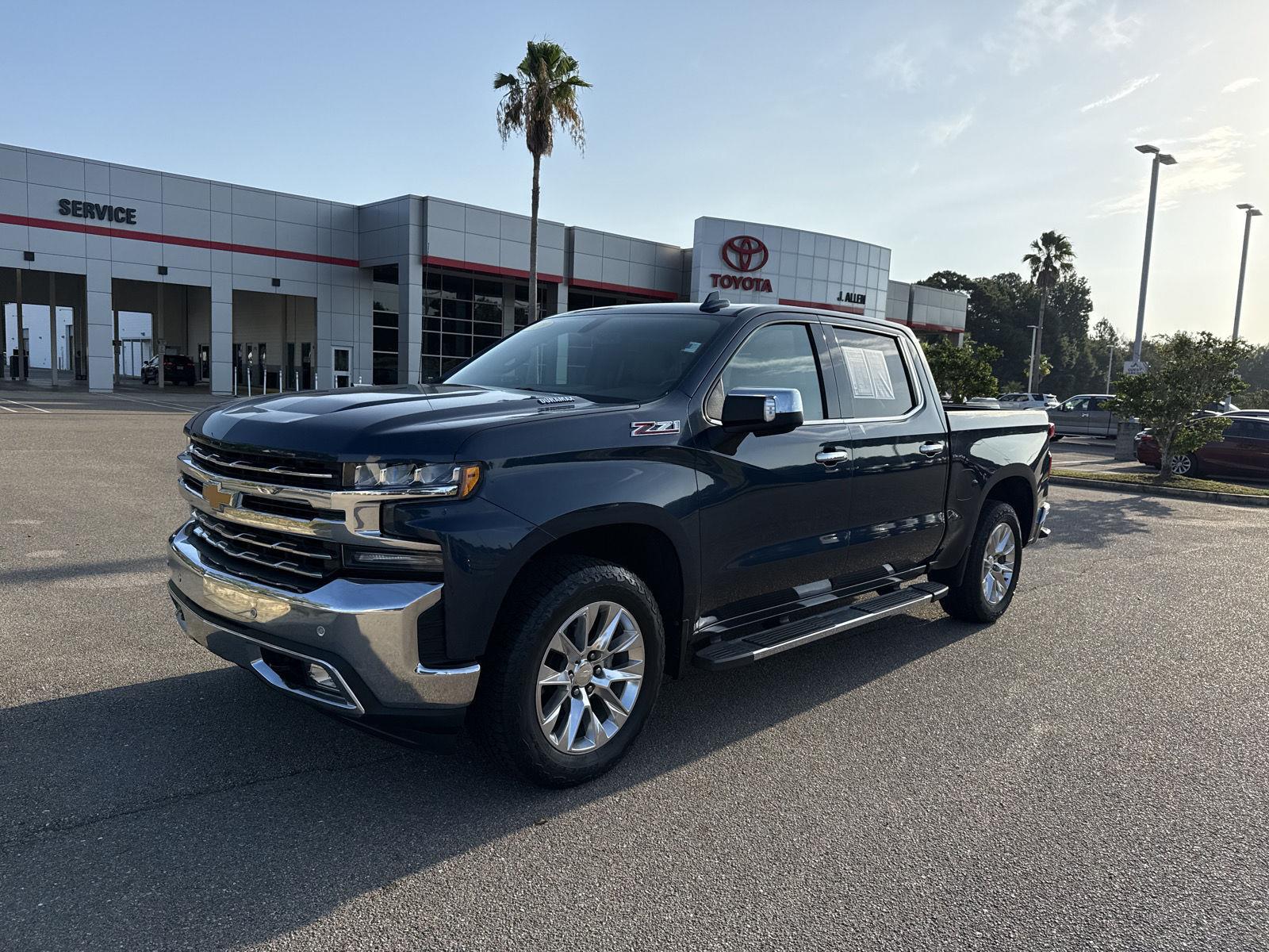 Northsky Blue Metallic 2020 Chevrolet Silverado 1500 Pickup Truck Four-Wheel Drive Automatic