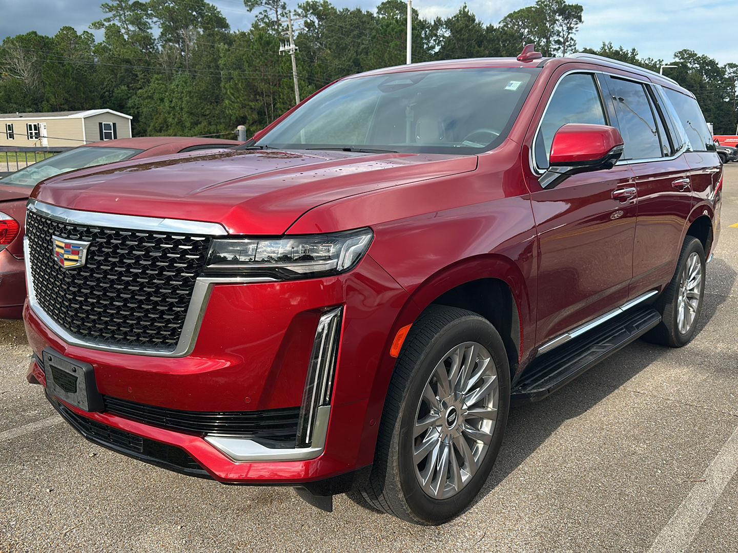 Radiant Red Tintcoat 2024 Cadillac Escalade SUV / Crossover Four-Wheel Drive Automatic