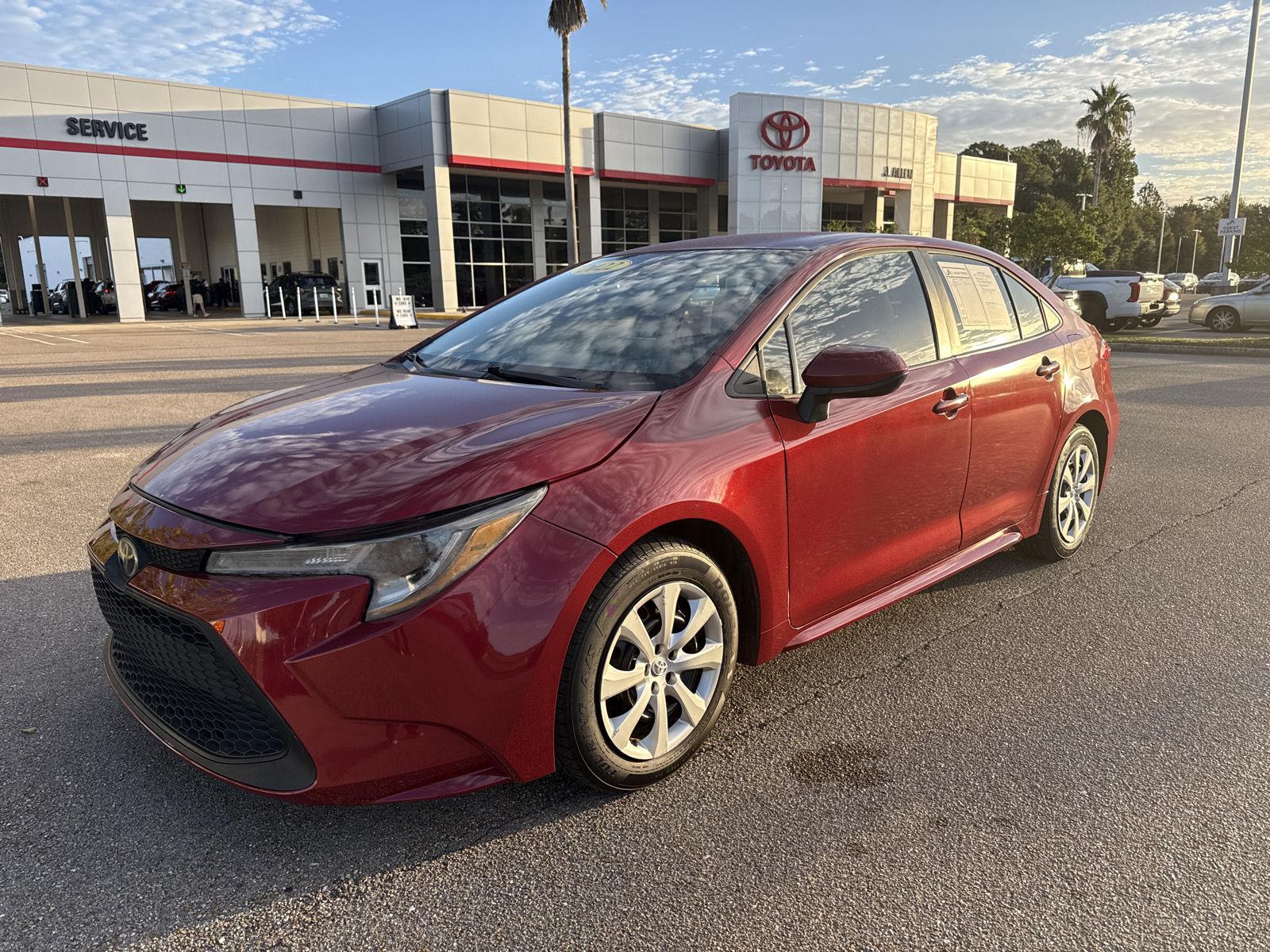 Red (Ruby Flare Pearl) 2022 Toyota Corolla Sedan Front-Wheel Drive Continuously Variable Transmission