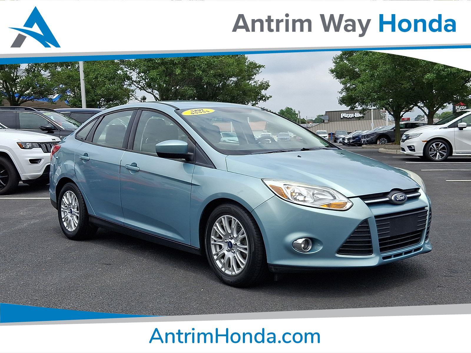 Frosted Glass 2012 Ford Focus Sedan Front-Wheel Drive 6-Speed Automatic