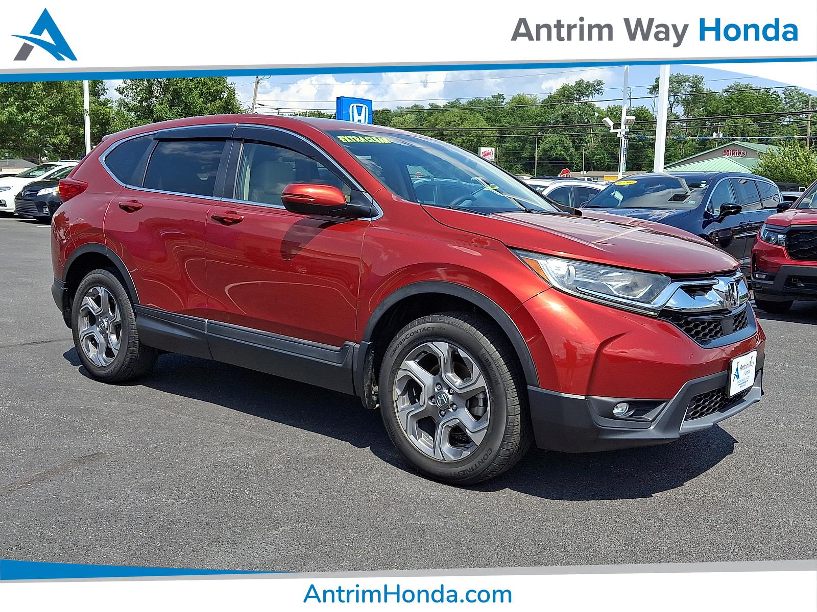 Molten Lava Pearl 2017 Honda CR-V SUV / Crossover All-Wheel Drive Continuously Variable Transmission