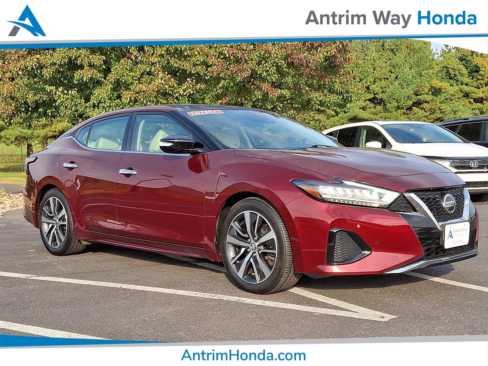 Carnelian Red Tintcoat 2020 Nissan Maxima Sedan Front-Wheel Drive Continuously Variable Transmission