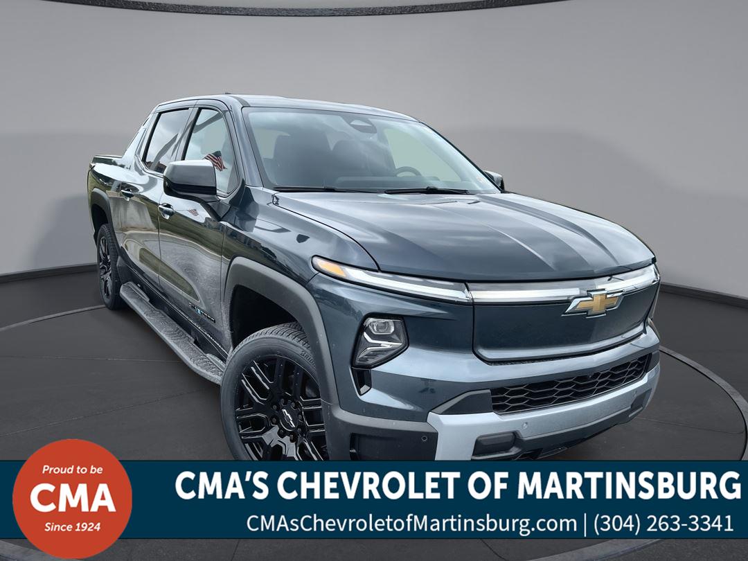 Blue Smoke Metallic 2026 Chevrolet Silverado EV LT Crew Cab (Standard Range) e4WD Pickup Truck All-Wheel Drive Automatic