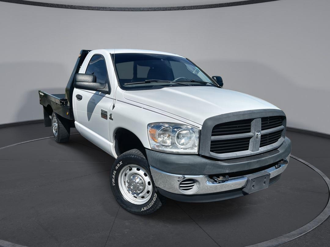 Bright White 2007 Dodge RAM 2500 ST LB 4WD Pickup Truck Four-Wheel Drive 4-Speed Automatic Overdrive