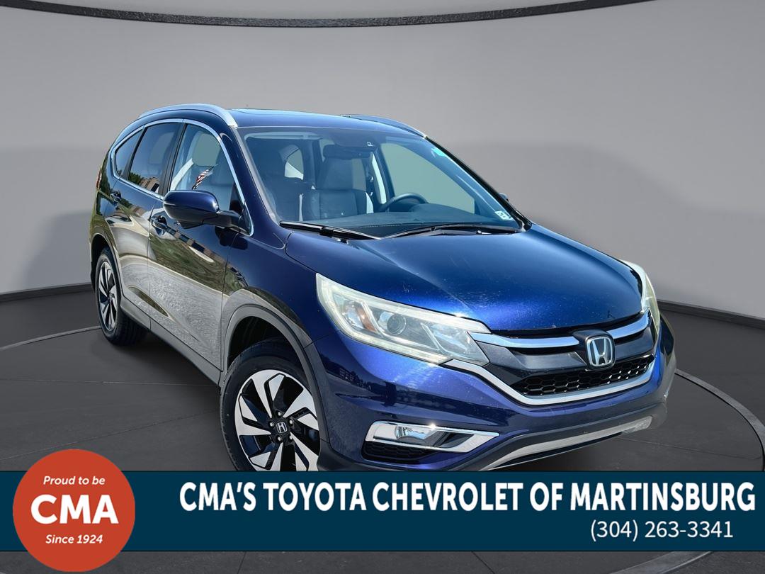 Black (Obsidian Blue Pearl) 2016 Honda CR-V Touring AWD SUV / Crossover All-Wheel Drive Continuously Variable Transmission