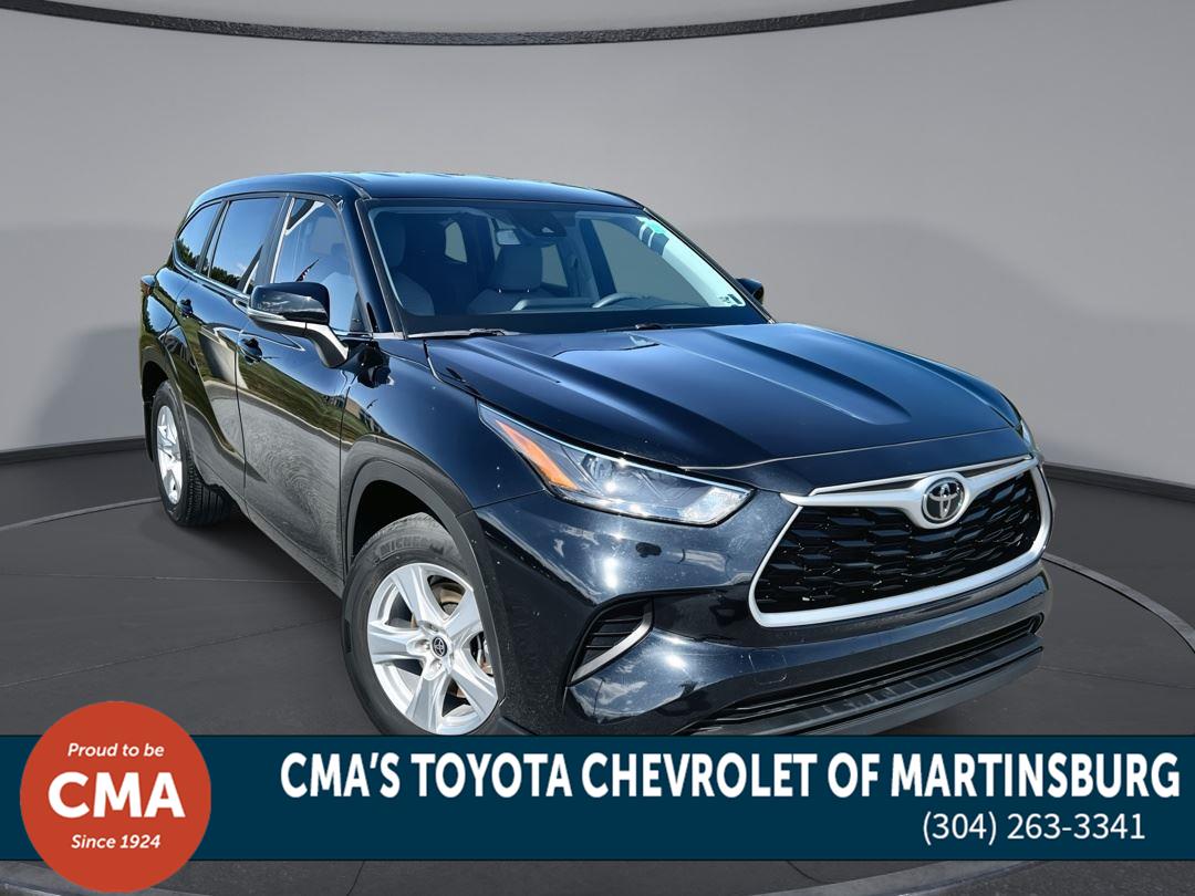 Midnight Black Metallic 2023 Toyota Highlander L FWD SUV / Crossover Front-Wheel Drive 8-Speed Automatic