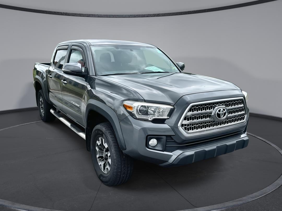 Magnetic Gray Metallic 2017 Toyota Tacoma TRD Off Road V6 Double Cab 4WD Pickup Truck Four-Wheel Drive Automatic