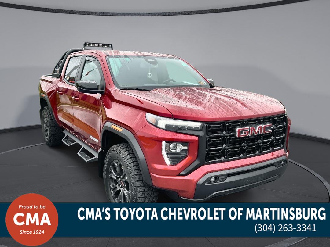Volcanic Red Tintcoat 2025 GMC Canyon Pickup Truck Four-Wheel Drive 8-Speed Automatic