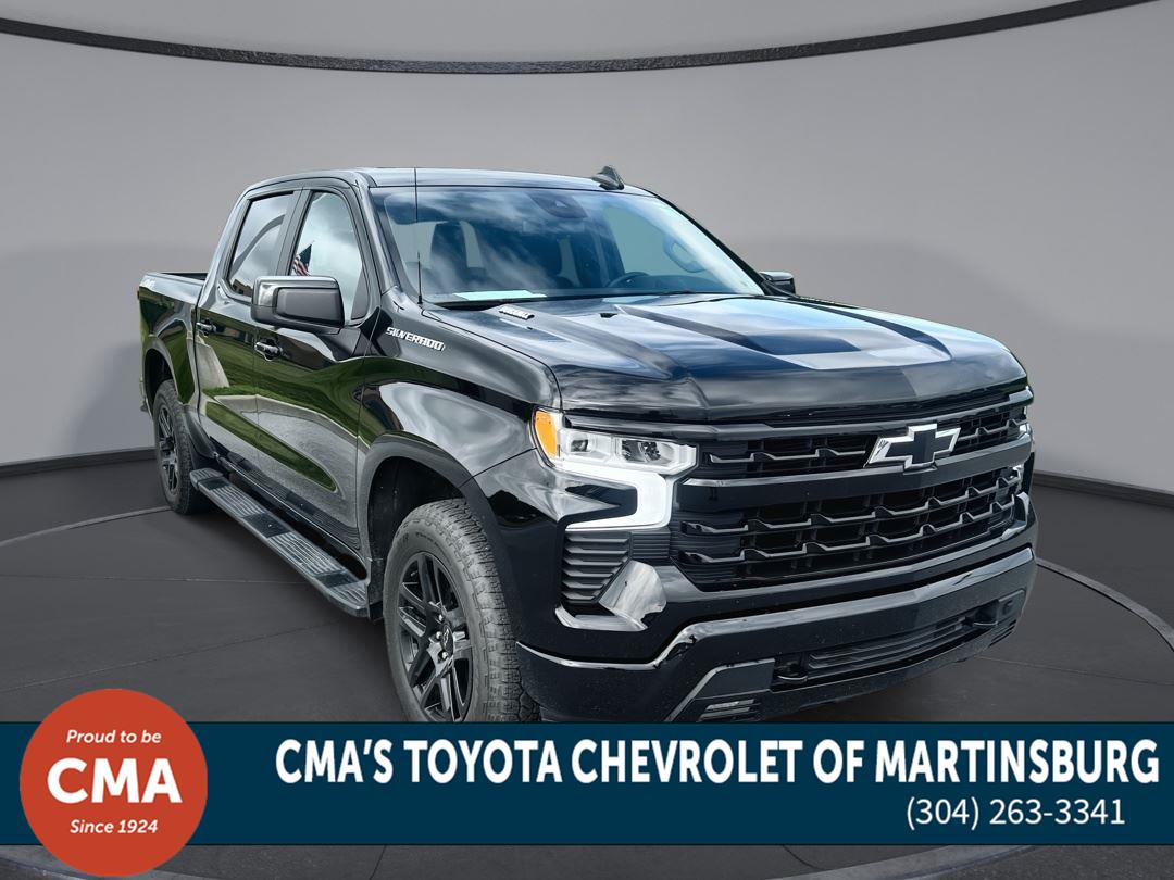 Black 2023 Chevrolet Silverado 1500 Pickup Truck Four-Wheel Drive Automatic