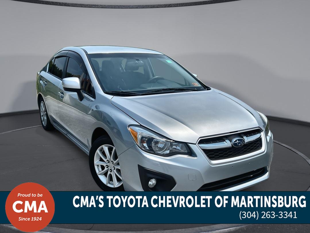 Ice Silver Metallic 2013 Subaru Impreza Sedan All-Wheel Drive Continuously Variable Transmission