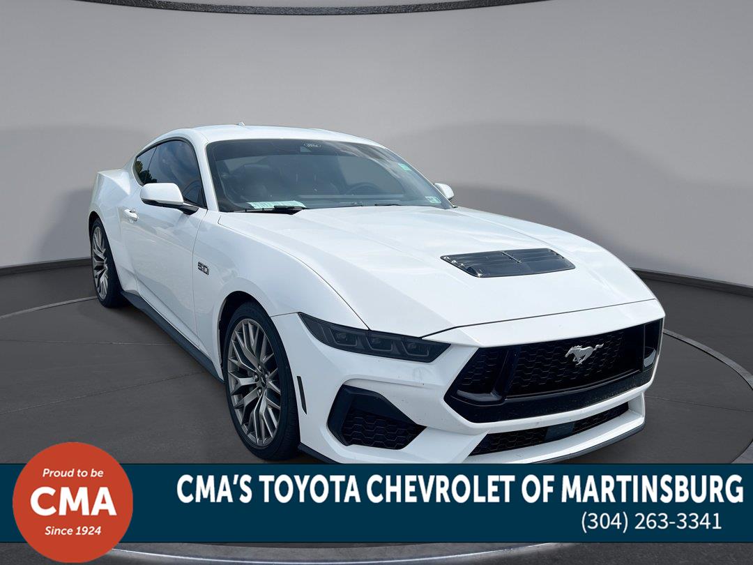 Oxford White 2025 Ford Mustang Coupe Rear-Wheel Drive Automatic