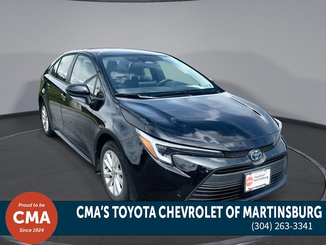 Midnight Black Metallic 2024 Toyota Corolla Hybrid Sedan Front-Wheel Drive Continuously Variable Transmission