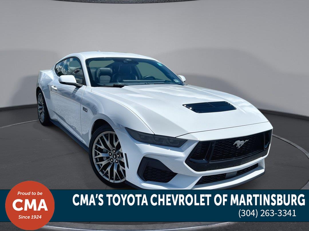 Oxford White 2025 Ford Mustang Coupe Rear-Wheel Drive Automatic