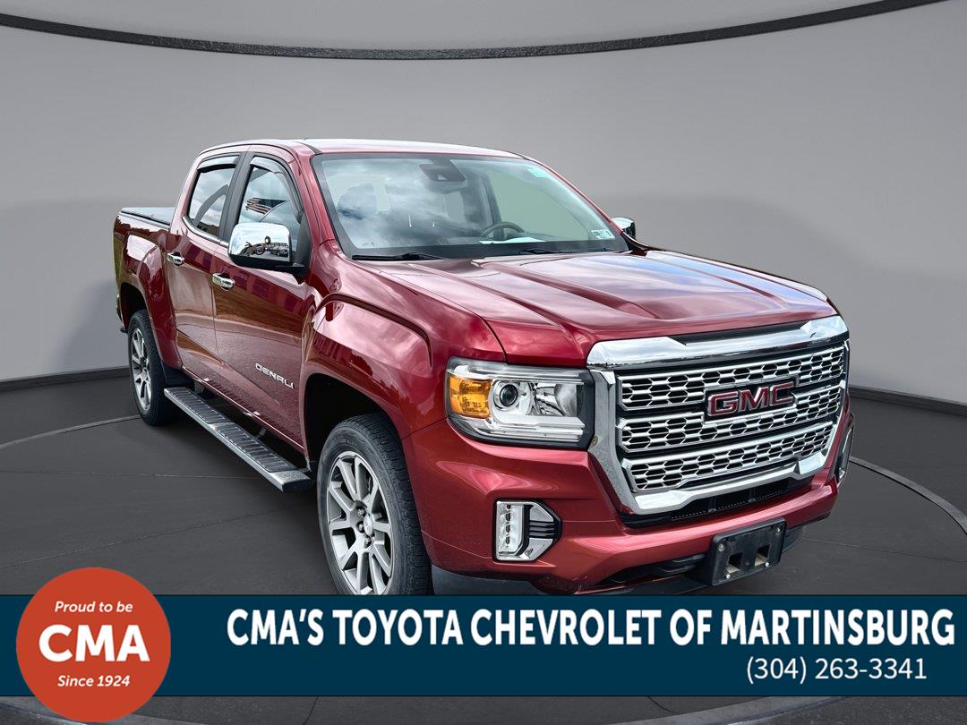 Cayenne Red Tintcoat 2021 GMC Canyon Pickup Truck Four-Wheel Drive 8-Speed Automatic