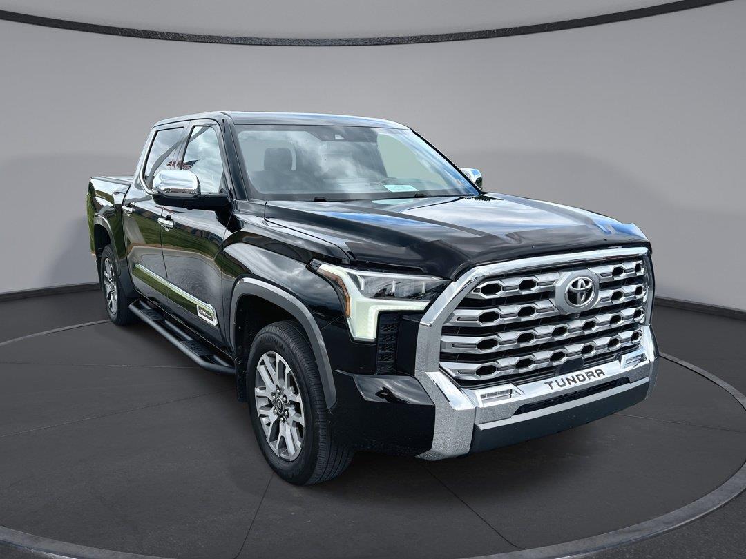 Midnight Black Metallic 2023 Toyota Tundra Pickup Truck Four-Wheel Drive Automatic
