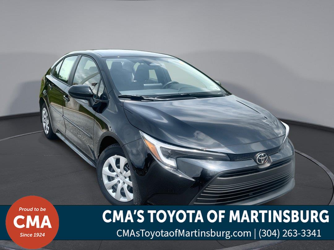 Midnight Black Metallic 2026 Toyota Corolla Hybrid Sedan Front-Wheel Drive Continuously Variable Transmission