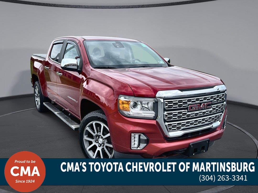 Cayenne Red Tintcoat 2021 GMC Canyon Pickup Truck Four-Wheel Drive 8-Speed Automatic