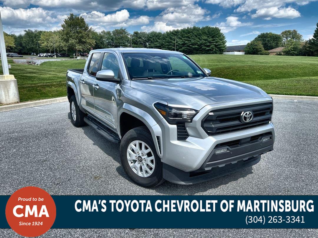 Celestial Silver Metallic 2024 Toyota Tacoma Pickup Truck Four-Wheel Drive 8-Speed Automatic
