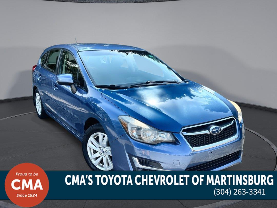 Quartz Blue Pearl 2016 Subaru Impreza Hatchback All-Wheel Drive Continuously Variable Transmission